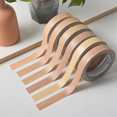 Nastro Bordatore Effetto Legno 10m*1.8cm Strisce Sigillanti per Bordi Spessi in PVC Autoadesivo Bordatura Autoadesiva per Ristrutturazioni