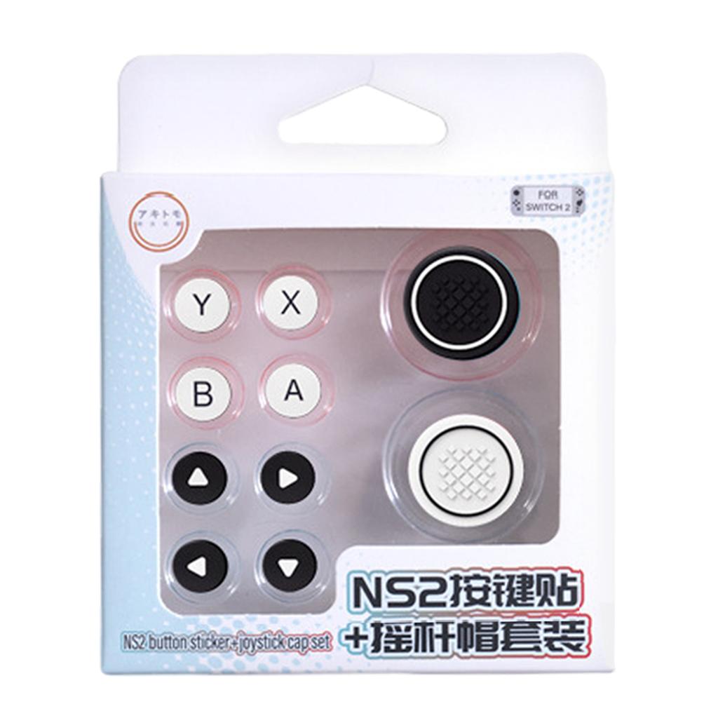 10 Colors Joystick Cap For Switch 2 Silicone Button Covers Thumb Grip Set Easy To Install Anti-Slip Comfort Grip Enhancer