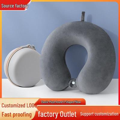 Customizable U-Shaped Travel Pillow – Logo Event Gift for Car, Plane, and Neck Support