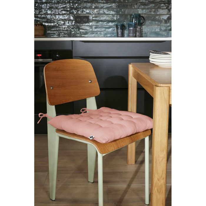 Assise matelassée 16 points "Gaïa" 40 x 40 cm "Gaze de Coton"