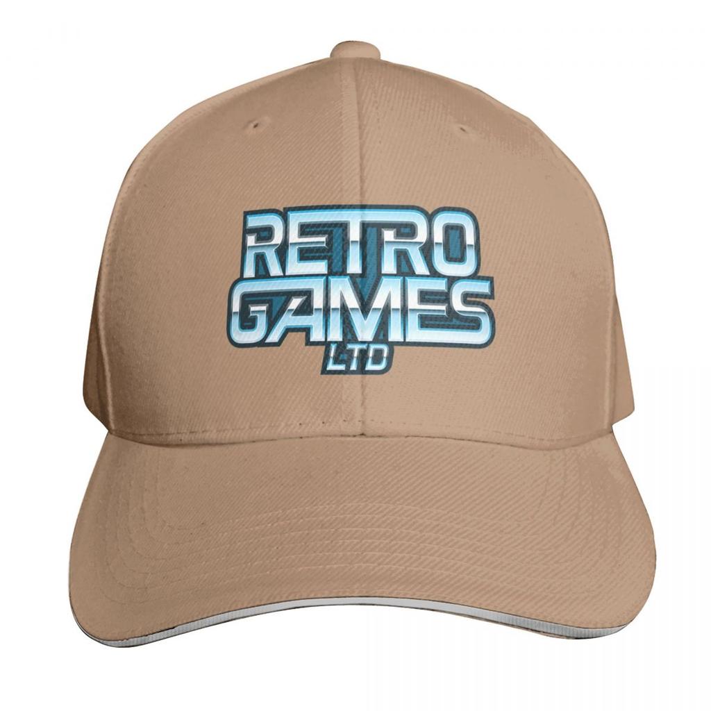Retro Games Logo Baseball Cap Trucker Hat Mountaineering Hard Hat Christmas Hat Golf Unisex Womens