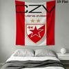 CZ Logo Wall Hanging Printed Fabric Blanket Decorative Tapestries for Bedroom Living Room Home Decor