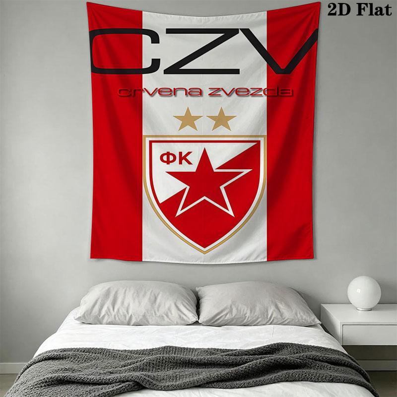 CZ Logo Wall Hanging Printed Fabric Blanket Decorative Tapestries for Bedroom Living Room Home Decor