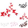 12pcs 3D Stereo ulation Scalewing Bedroom Sticker PVC Decorative Wall Decal Removable Home Decoration
