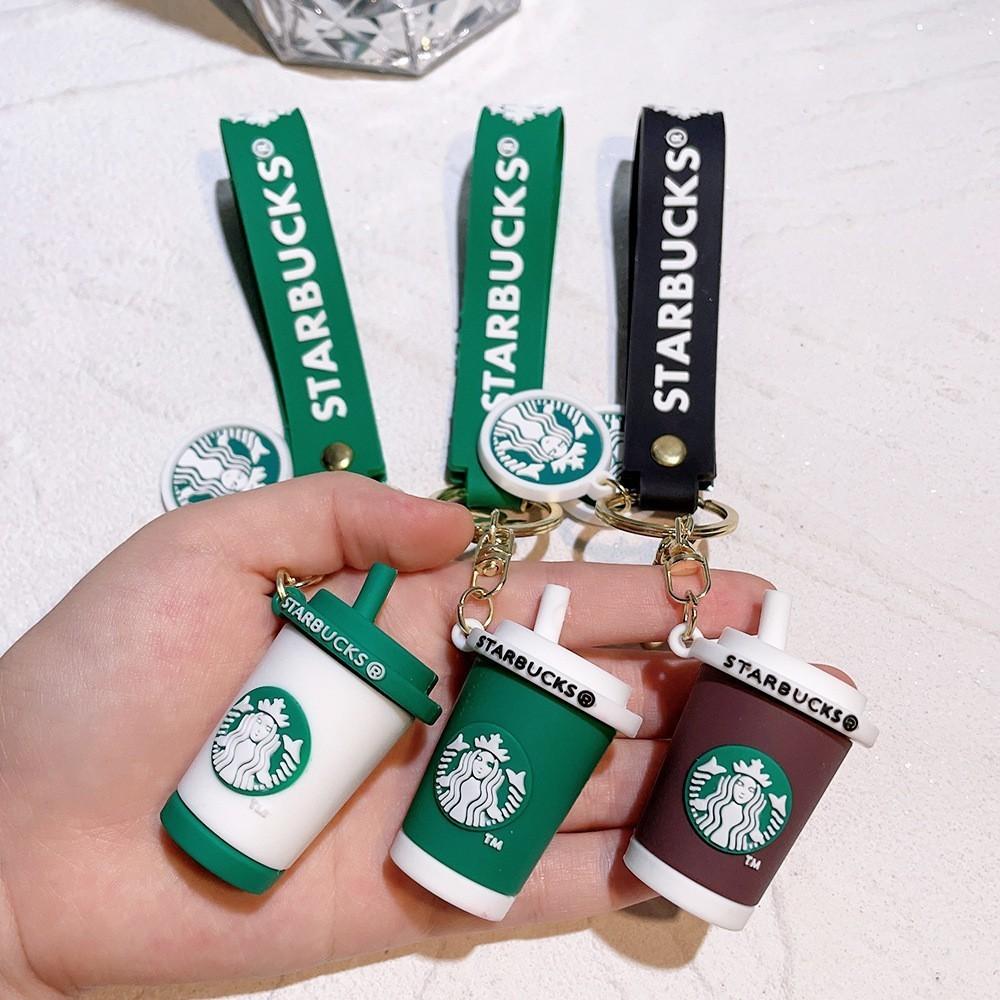 Adorable Bear Barista Keychain Cute Silicone Accessory Perfect For Gift Giving