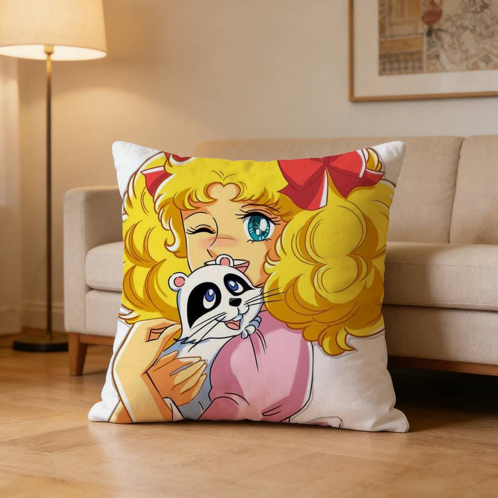 Anime Ccandy süße Süßigkeiten Kissenbezug Kissenhülle Überwurf-Kissenbezug für Auto Sofa