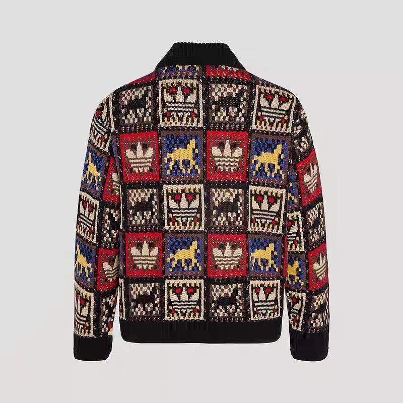 adidas Originály PLETENÁ BUNDA SVETR CNY Rok koně KR2801 Asijská velikost