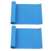 2 Stück Schwimmbadleitermatte Gummi Schutzboden Stufenpolster 60x24x0.1cm Set Kit
