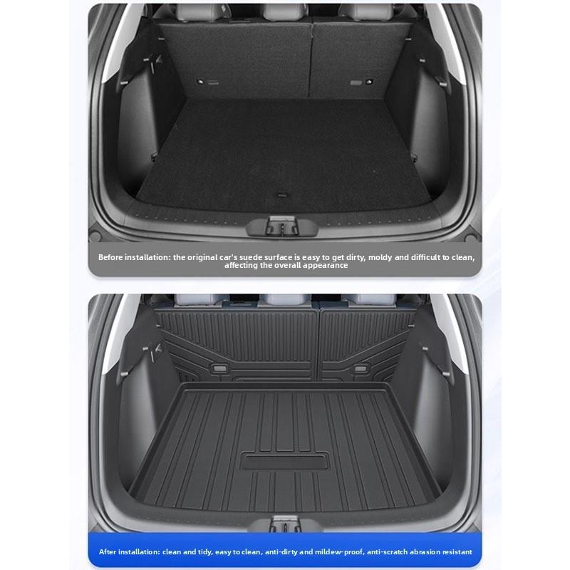 For BYD Atto 3 2026 All Weather Full Coverage TPE Car Trunk Mat Odorless Flexible Rear Cargo Liner for Daily Use Accessories
