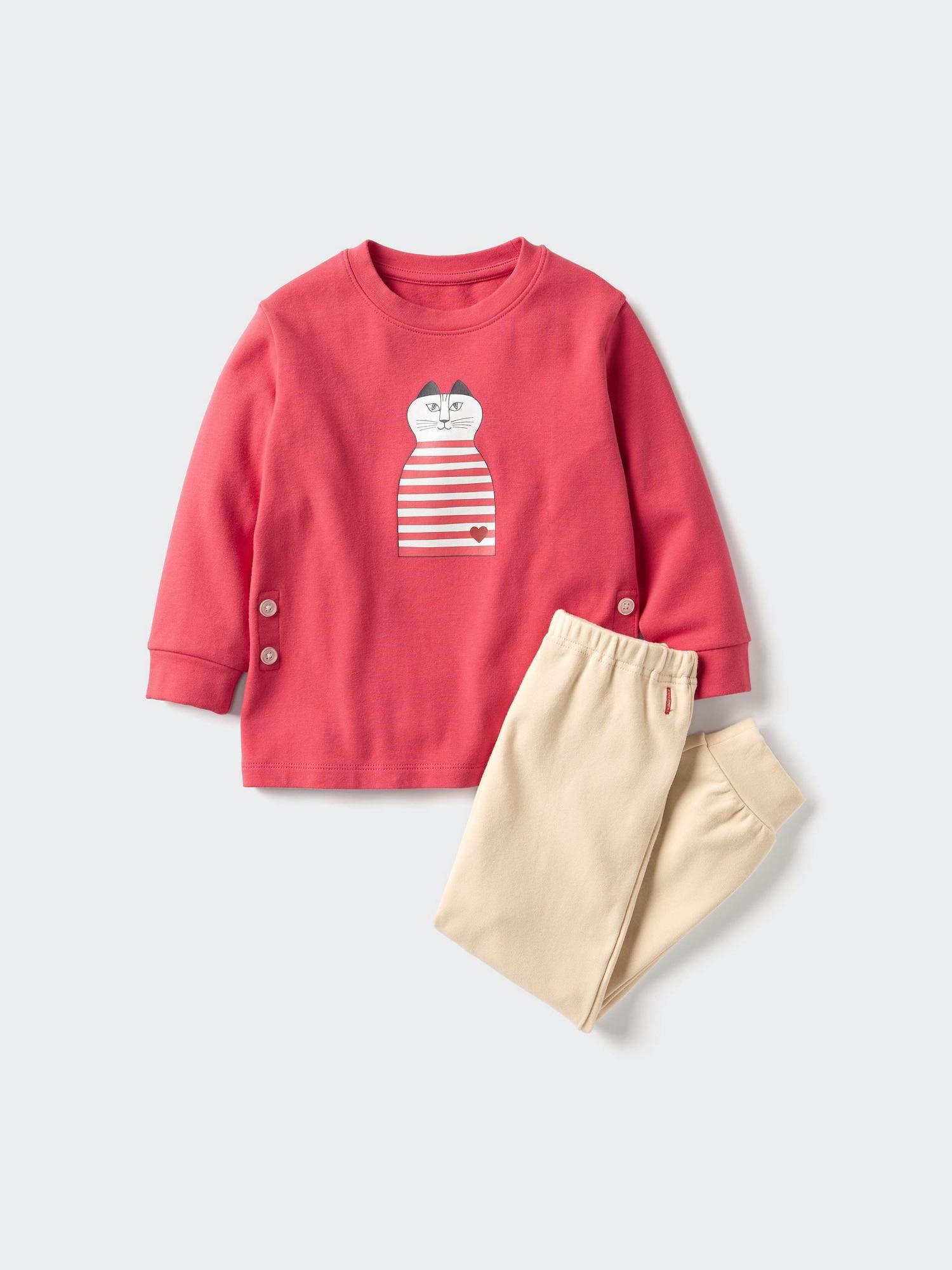 

Uniqlo Япония Лиза Ларсон Пижама 13 RED/80