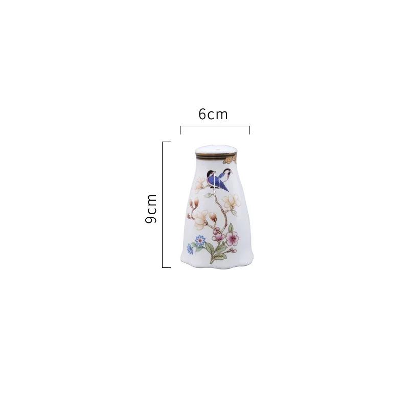 Light Luxury Ceramic Plate White Bird Blessing Style Western Dining Plate High End Tableware Set Salad Dishes Serving Tray