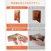 [Tsuchiya] Wallet Men's Bifold, Tochigi Leather, Genuine Leather, Foldable, Hidden Pocket, Coin Purse, Orange (Brown), 9 x 11 x 2 cm