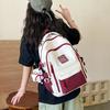 Schoolbag Korean version of the new high-value girls large-capacity load reduction versatile durable schoolbag junior high school student backpack