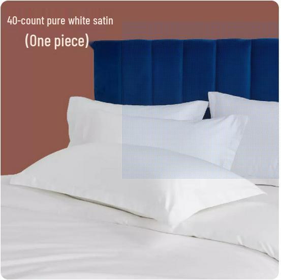 

Роскошная белая наволочка из чистого хлопка для односпальных и двуспальных кроватей 58x88 (fits 45x75 and 48x74 pillow cores)