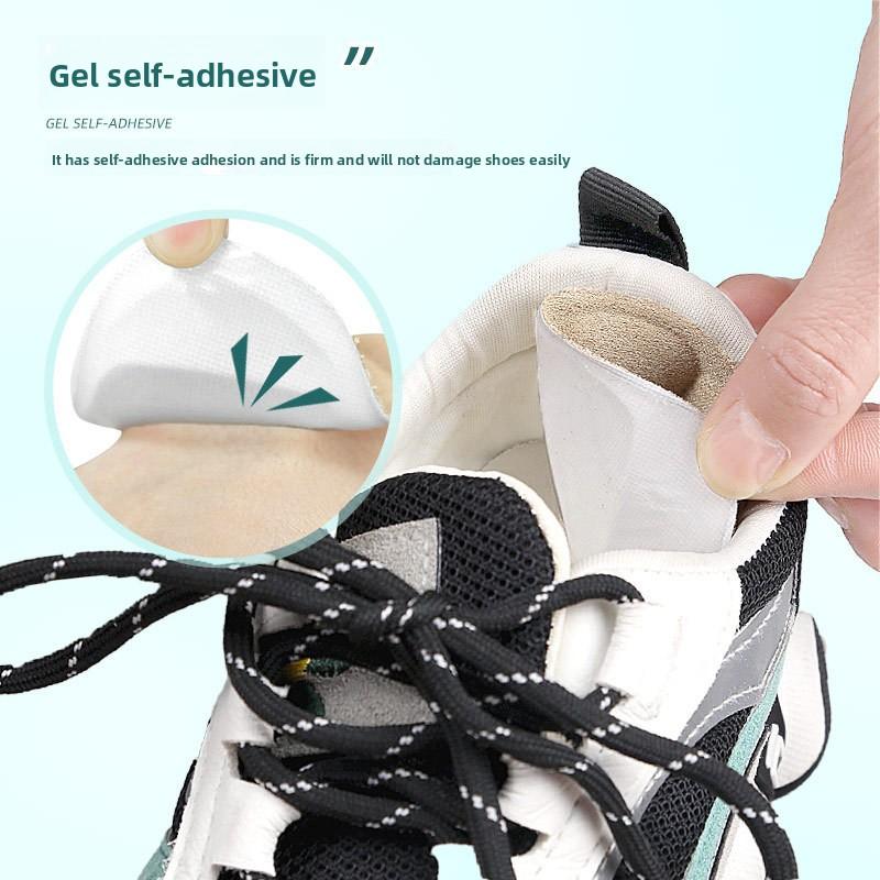 Heel Sticker for Sports Shoes, High Heels Are Soft, Anti-wear and Anti-drop, and Invisible Heel Sticker Can Be Cut and Adjusted By Half A Size.