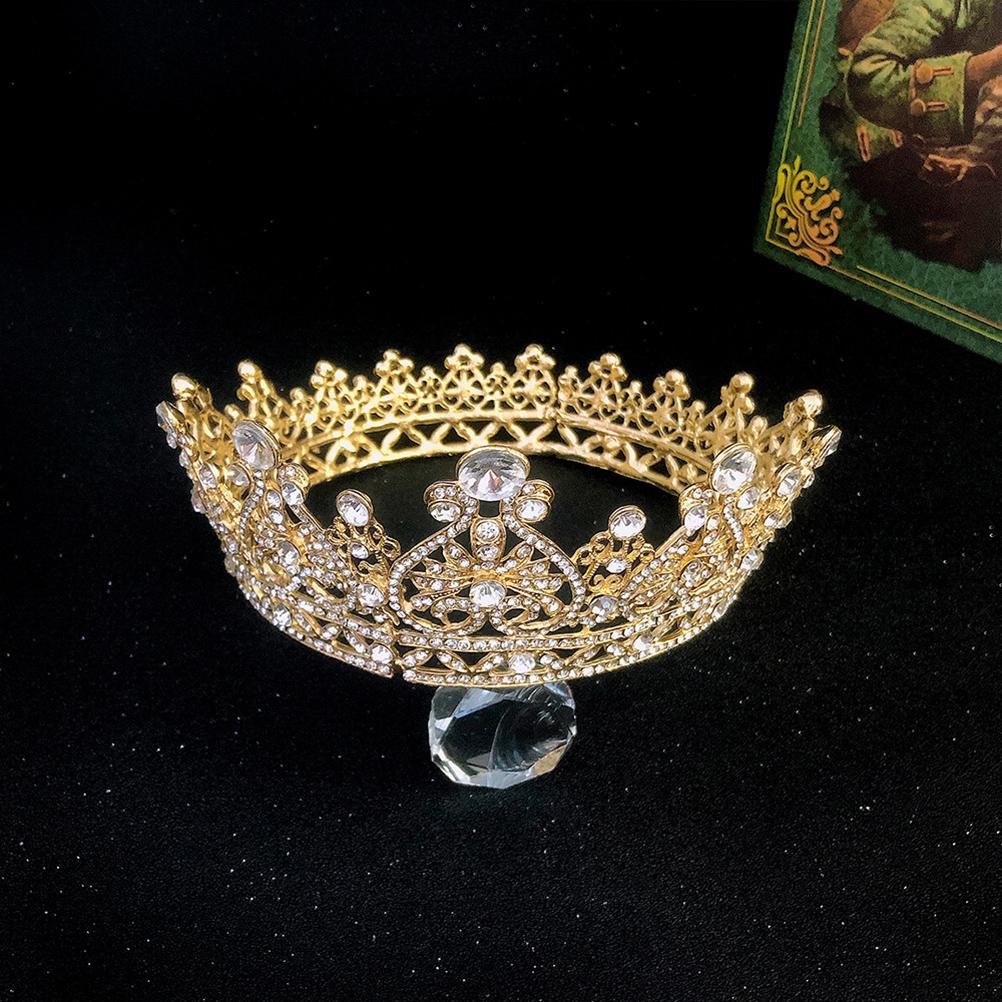 Queen Crown for Women Rhinestone Wedding Crown Tiara Costume Party Hair Accessories for Birthday Pageant Prom