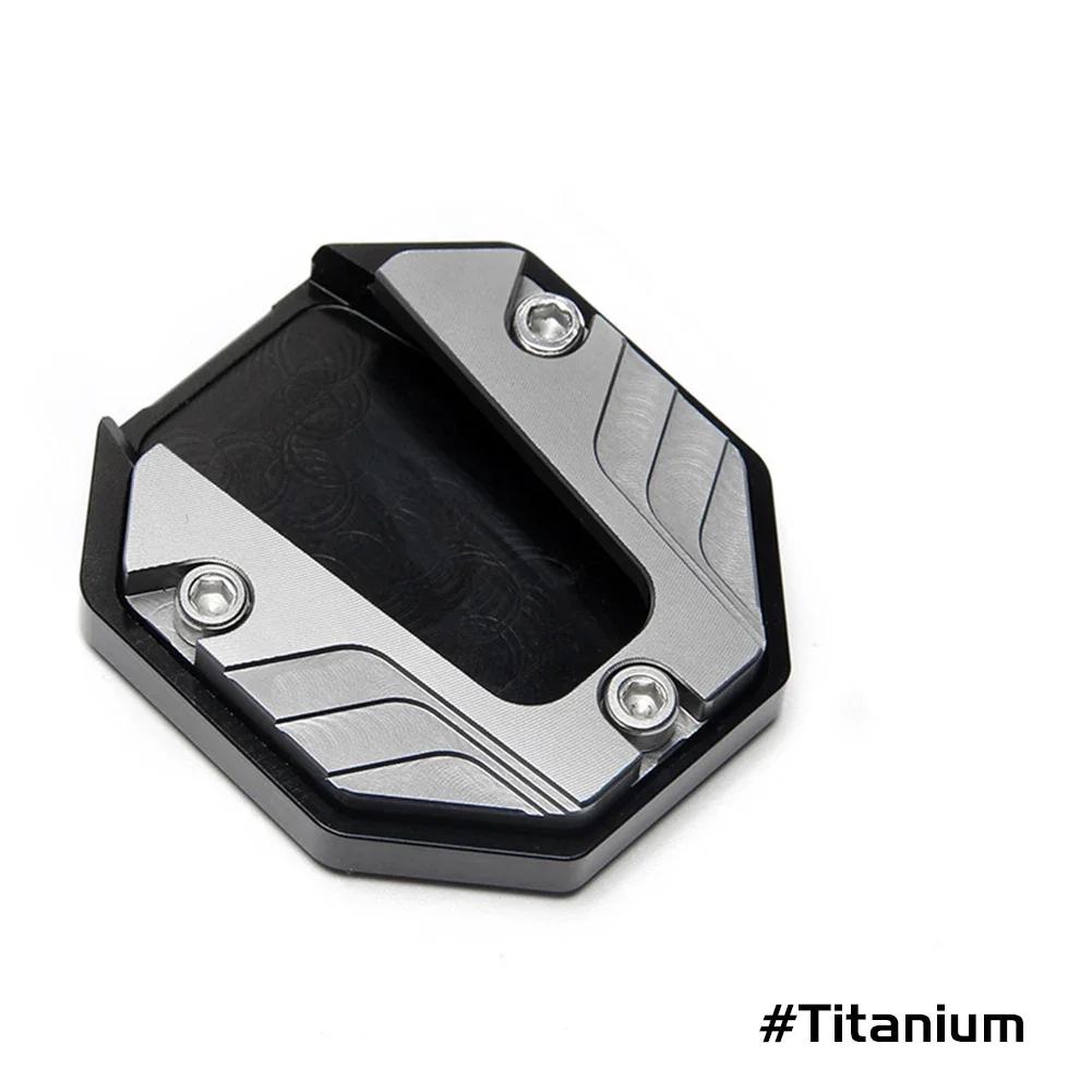 Aluminum Alloy Motorcycle Bike Kickstand Extender Foot Side Stand Extension Foot Pad Support Plate Motorbike Accessories