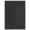 Wall Mounted Cabinet Black 66 x 34.5 x 90 cm Engineered Wood