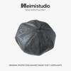 25 Early autumn new versatile painter hat British retro pu leather beret octagonal hat tide