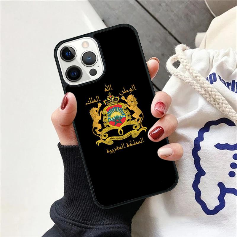 Maroc Morocco Flag Phone Case For iPhone 17 Air 15 16 Cover  11 13 14 Pro Max 12 Plus Max Fundas