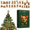24 Days Surprise Advent Calendar Christmas Advent Calendar With Acrylic Dog Pendant Hanging Ornament For Kid Adult