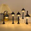 Mini LED Streetlight Night Lamp Ornament – Small Desk Scene & Atmosphere Decor