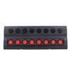 DC12V Electrical Switch Panel 8 Gang Pre Wiring Marine Switch Panel with Overload Protector for RC