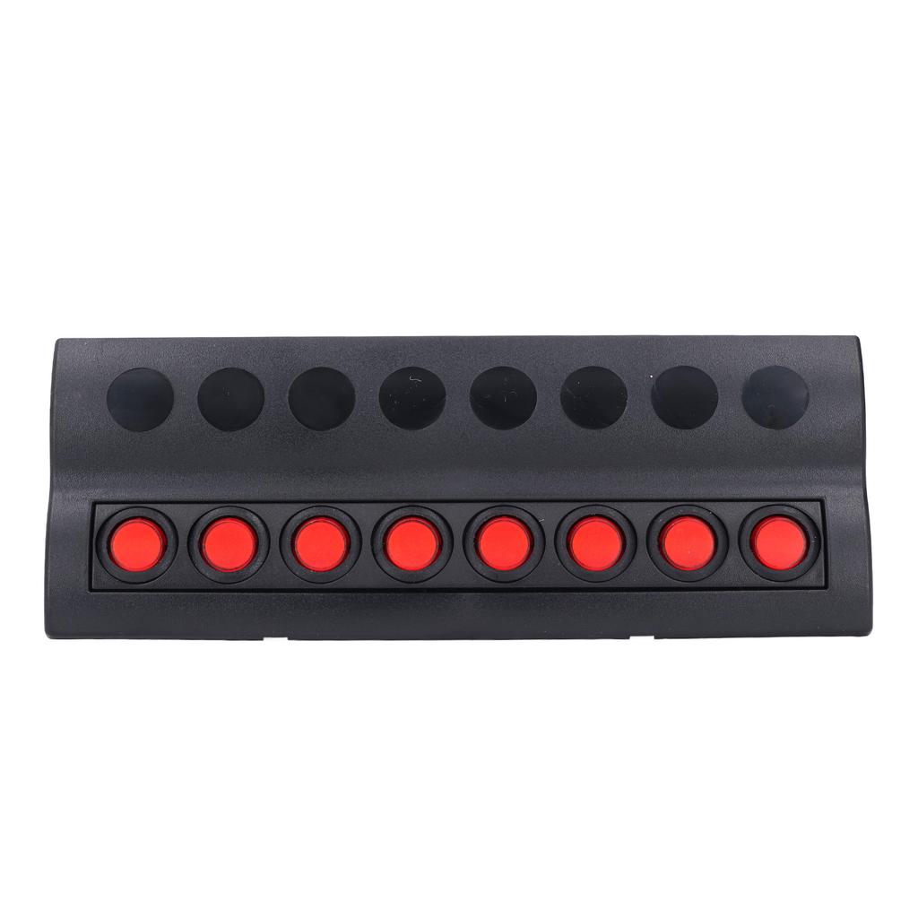 DC12V Electrical Switch Panel 8 Gang Pre Wiring Marine Switch Panel with Overload Protector for RC