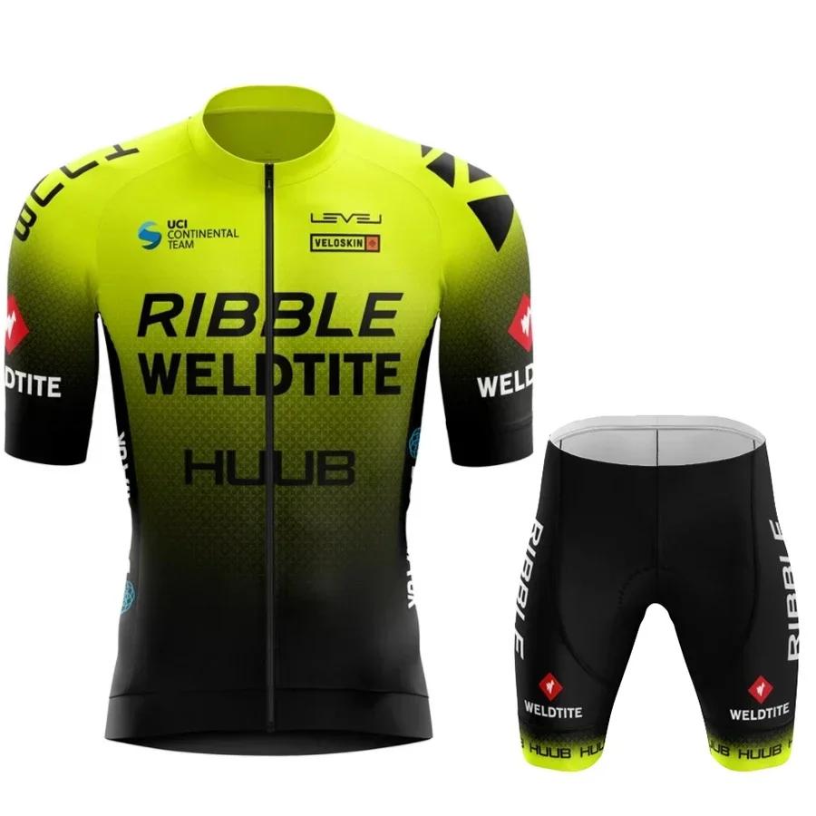 Cycling Equipment Men's Mtb Clothing Jersey  Clothes Sports Set Tricuta Pro 2022 Professional Shirt Bib Pants Gel
