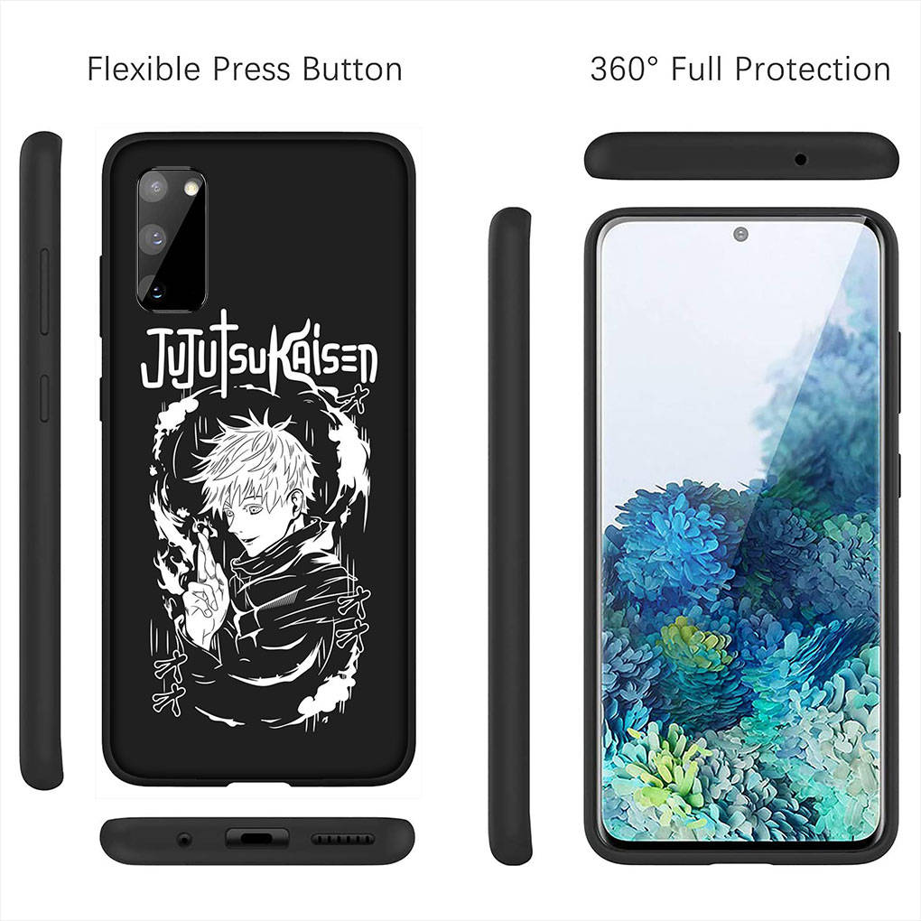 Für iPhone 16 15 Xiaomi Redmi Note 14 13 12 11 Pro Max X 16e Samsung Galaxy S25 S24 S23 Moto OPPO Huawei Jujutsu Gojo Satoru Kaisen Cartoon Handyhülle