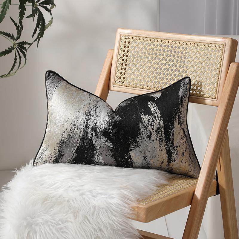 High-precision Light Luxury Sofa Decorative Lumbar Pillow, Living Room Sofa Cushion Cover, Modern Pillow