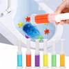 7/10Pcs Toilet Cleaner Gel Flower Aromatic Deodorant, Disinfects Removes Odors Lasting Bathroom Fragrance Effective Cleaning