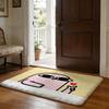 Anime Cute KketnipzS Floor Mat Soft Flannel Absorbent Mat Non-Slip Rug Home Bedroom Bathroom