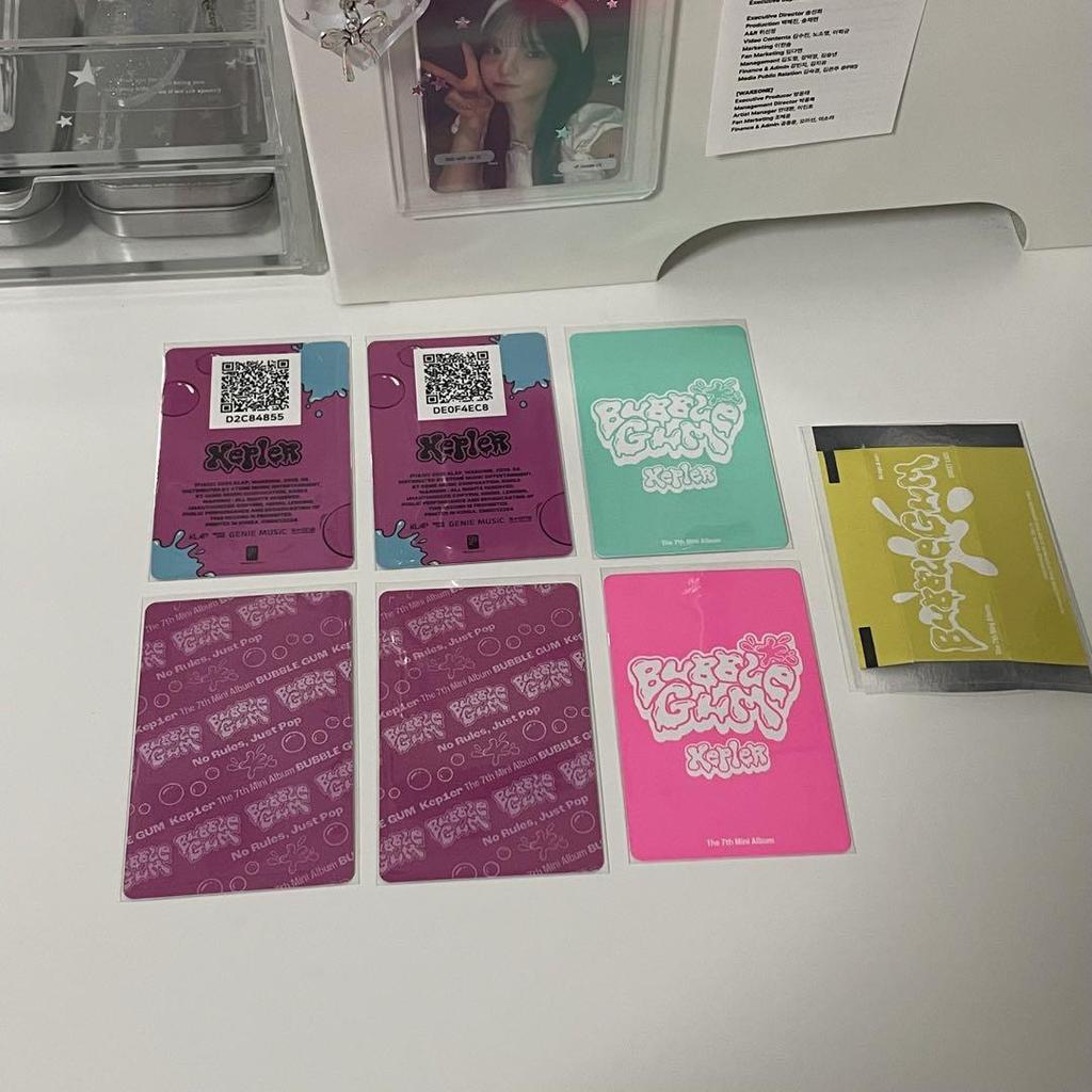 [USED] Kep1er BUBBLE GUM Trading Card Chaehyun