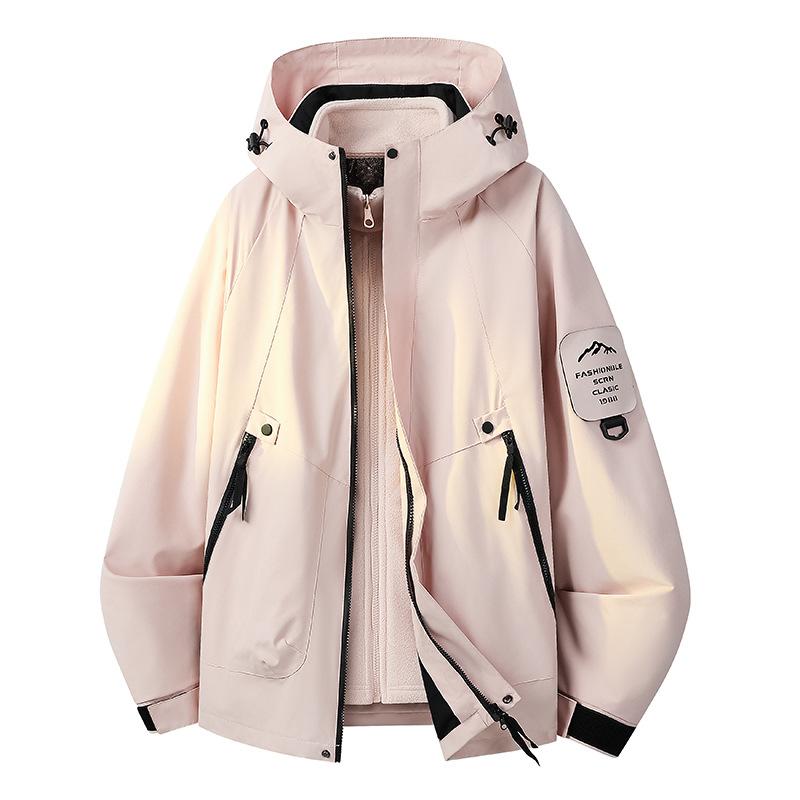 2518 Dreifach-Graphen-Futter Partnerjacke für Damen und Herren Winddicht Wasserdicht Outdoor-Sport Bergsteigeranzug Gruppenkauf