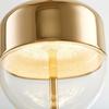 Nordic Modern Brass Glass Pendant Lamp LED Living Room Bedroom Restaurant Bar Cafe Interior Decoration Hanging Lamp