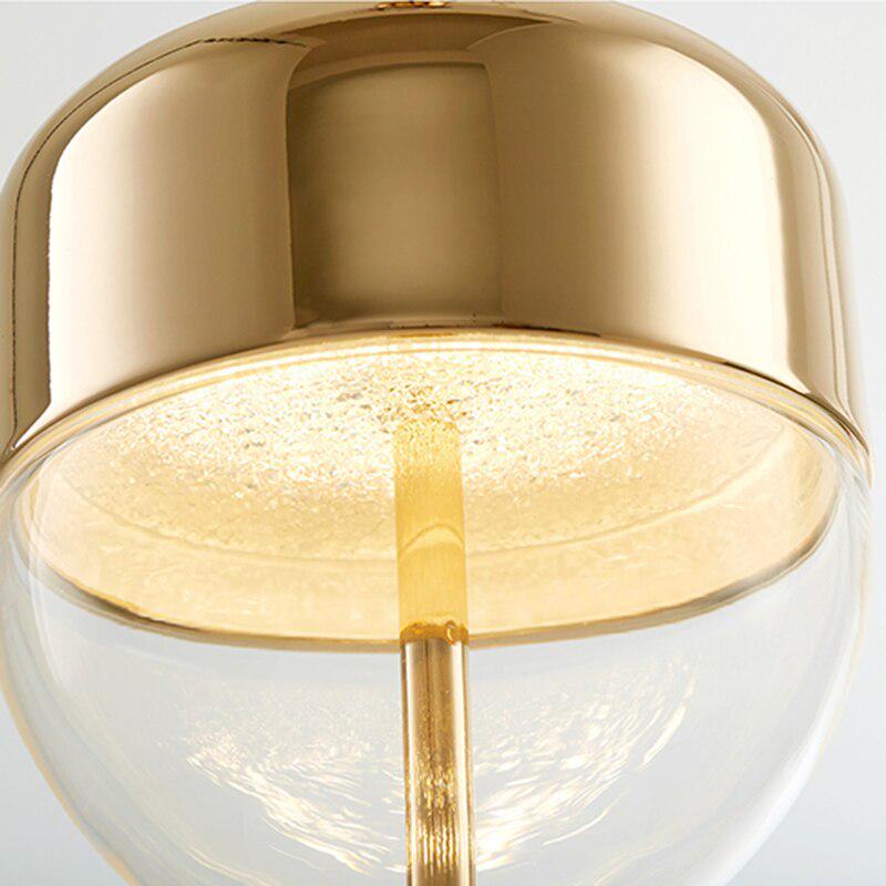 Nordic Modern Brass Glass Pendant Lamp LED Living Room Bedroom Restaurant Bar Cafe Interior Decoration Hanging Lamp