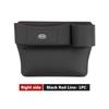 For KIA Leather Car Seat Crevice Storage Box Seat Slit Gap Organizer Bag K5 K2 Rio Optima Sportage Venga Sorento Stonic ForteZF8