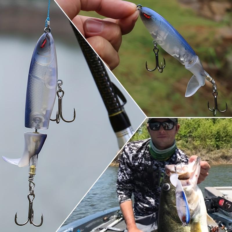 1 Pc Luya Bait Propeller Surface Tractor Pencil Hard Plastic Fishing Lure Simulation False Bait for Fishing Gear