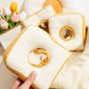 Plüsch-Toast-Katzen-Halskrause Verstellbar Anti-Biss Lecken Wundheilung Genesungskragen Avocado-Form Kätzchen Elizabethanischer Kragen Haustierbedarf