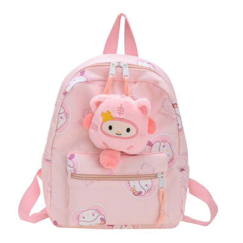 New Winter Student Backpack Cute Kindergarten Baby Small Backpack Cartoon Backpack For High School And Junior High School Students