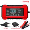 6A 12V Car Battery Chargers Digital Touch Screen Pulse Repair for Lead Acid Batteries Storage Cell Motorcycle Battery Chargers