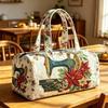 3D-Printed Quilted Cotton Women's Travel Yoga Handbag