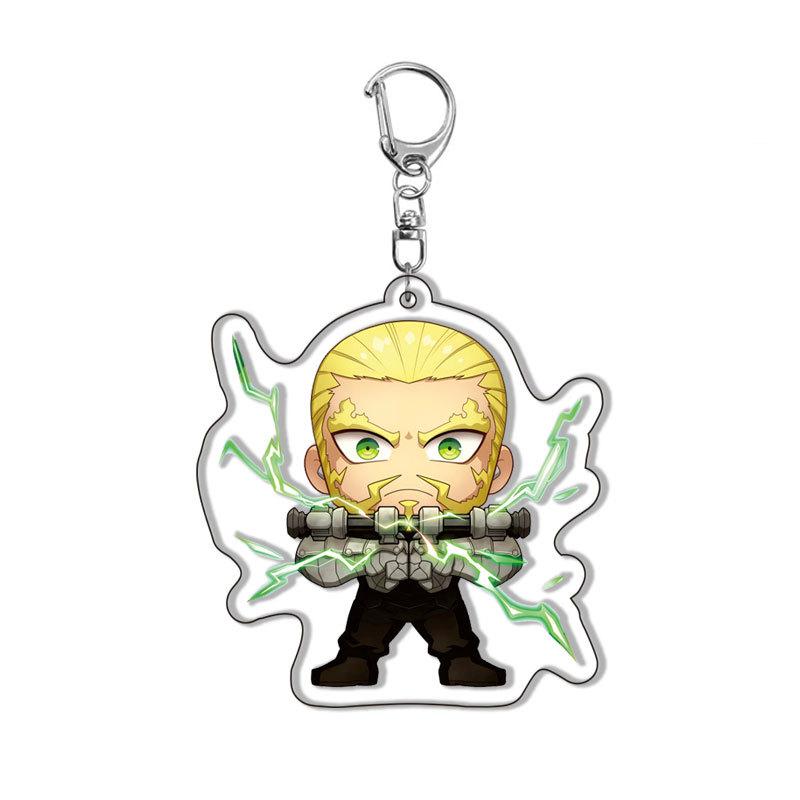 

Monster Kafka Hibino Acrylic Double Sided Keychain Cartoon Anime Cute Character Japanese Merchandise 8 Lightweight Mini Carry Portable 55mm