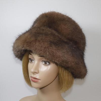 Winter Women Keep Warm Hat Thick Style Quality Faux Mink Fur Hats Female Outdoor Faux Fur Bucket Caps