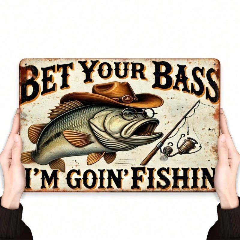 Decorative Metal Wall Sign 20x30cm