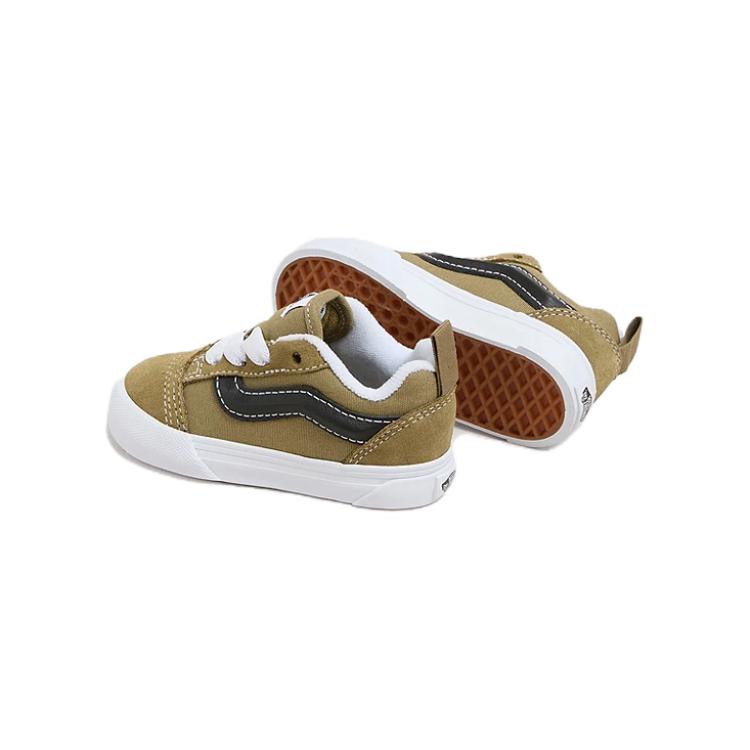 Vans Knu-Skool Toddler Olive Black Baby Sneakers Green Olive-Green VN000D0KBIQ