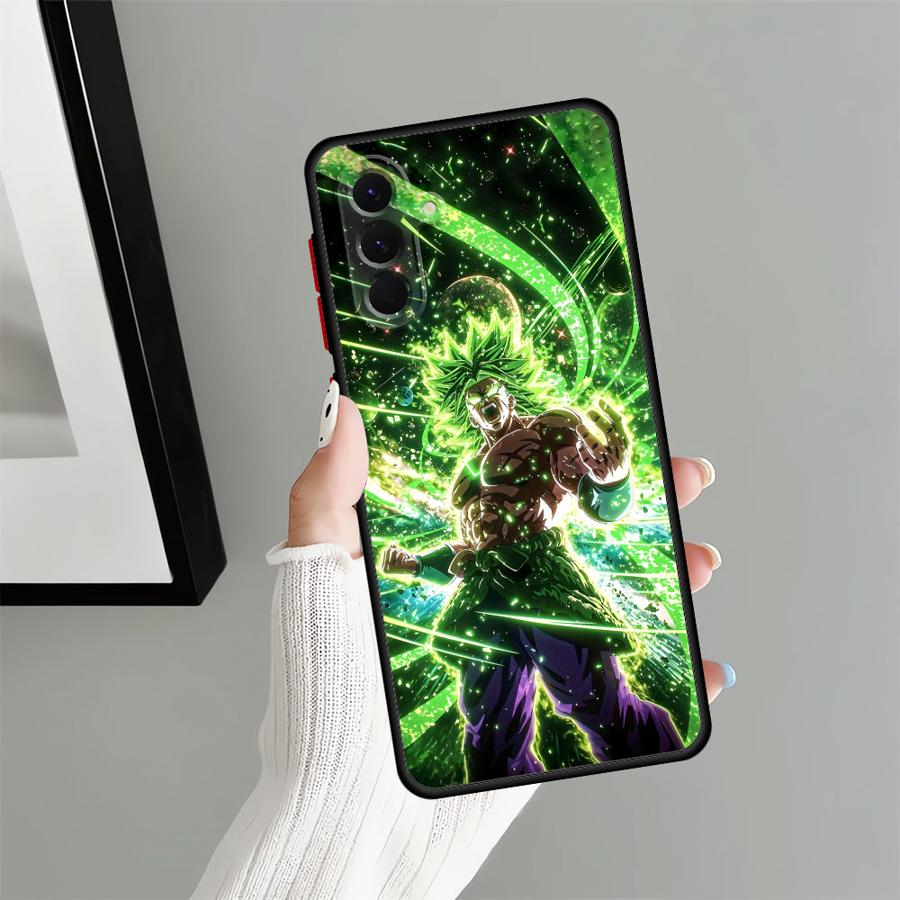Dragon Ball Broli Goku Case for Samsung Galaxy A35 A36 A25 A26 A54 A22 A73 A52 A56 A24 A53 A21s A34 Back Phone Cover