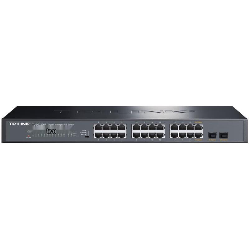 Tp-Link TL-SG2226P 24-Port Gigabit Web Managed PoE+ Switch with 2 SFP Ports