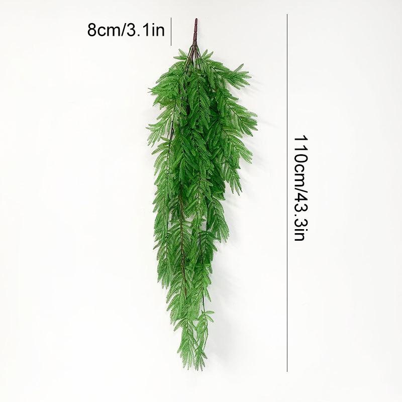 

1 шт. Искусственная лоза плюща Реалистичная настенная Подлинные искусственные растения Настенное украшение Листья Лианы Папоротник